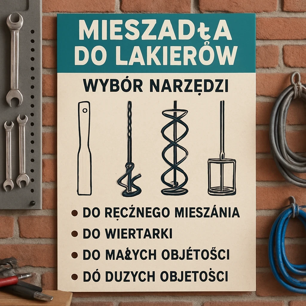 Jak wybrać mieszadło do lakierów do warsztatu?